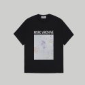마스컬렉트(MARS COLLECT) 그라피티 티셔츠 블랙