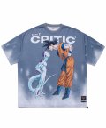 GOKU AND FRIEZA JERSEY SHIRT Charcoal