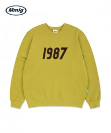 [Mmlg] 1987 SWEAT (OLIVE YELLOW)