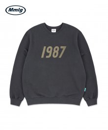 [Mmlg] 1987 SWEAT (CHARCOAL BLACK)