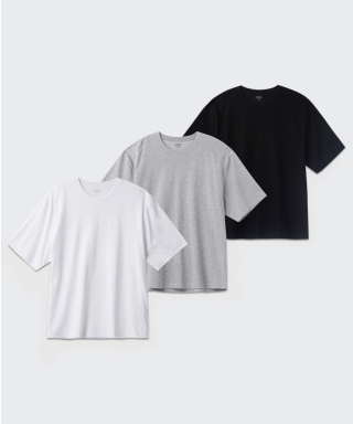 MUSINSA STANDARD [クールスタンダード] リラックスフィット クルーネックTシャツ 2パック 画像 1