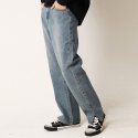 리스펙트(RESPECT) semi wide fit denim pants (washed blue)