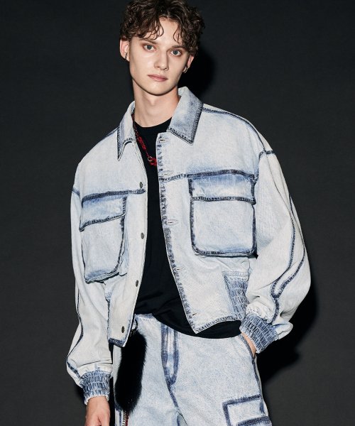 Fear of god hot sale denim ski jacket