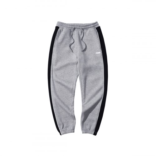 MUSINSA | FCMM Color Block Classic Jogger Pants - Melange Gray