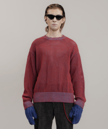 PUNCHING KNIT SWEATER V1