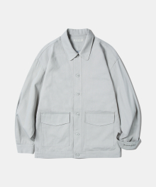 Out Pocket Cotton Jacket J18 Gray