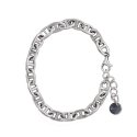 크루치(KRUCHI) clip chain bracelet (silver)