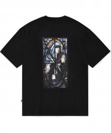 Remake Two Virgin Mary T-Shirts Black