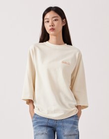 OSLO LOGO PRINT T-SHIRTS IVORY