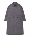 Washed Cotton Oversized Coat [Purple]
