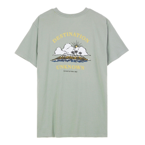케이튼() DESTINATION 반팔 티셔츠 - 그레이 그린 상품 이미지