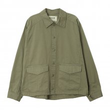 STRING DYING SHIRTS JACKET KHAKI