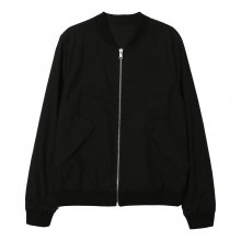 WOOVEN REVERSIBLE JUMPER BLACK