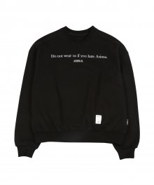 To the Haters Sweatshirt [Black]