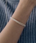 티오유(TOU) TN65 layered pearl bracelet