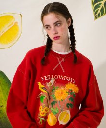 Yellowish Sweatshirt(BRICK)