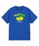 트립션() PEACEFUL LIME BALL 티셔츠 - 블루