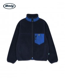 [Mmlg] WE FULL FLEECE JUMPER (NAVY)