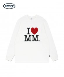 [Mmlg] I LUV MM LSV-T (WHITE)