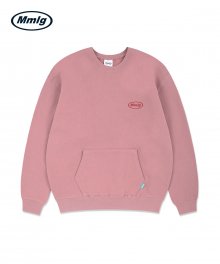 [Mmlg] BI POCKET SWEAT (DEEP PINK)