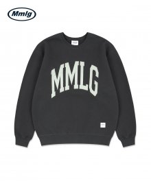 [Mmlg] VARSITY SWEAT (CHARCOAL BLACK)