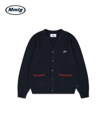 [Mmlg] FLAG KNIT CARDIGAN (NAVY)