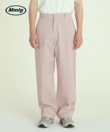 [Mmlg] FLAG CHINO PANTS (PINK)