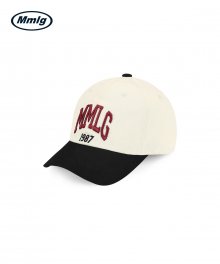 [Mmlg] VARSITY BALLCAP (IVORY)