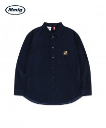 [Mmlg] NOSTALGIC CORD SHIRT (NAVY)