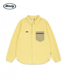 [Mmlg] FLEECE SHIRT (BABY YELLOW)