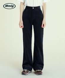 [Mmlg] WOMEN CORD PANTS (NAVY)