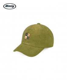 [Mmlg] NOSTALGIC CORD BALL CAP (OLIVE KHAKI)