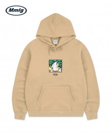 [Mmlg] RELAXED RABBIT HOOD (BEIGE)