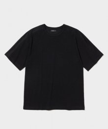 Knitting Blocked T-shirt Black