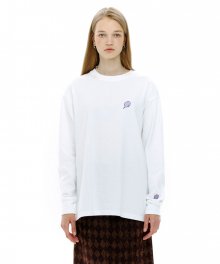 SMALL CC OVERSIZED LONG SLEEVE WHITE(CY2BFFT559A)