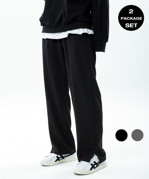 Унисекс широкие слаксы на резинке P-7 2color (с начесом на выбор)