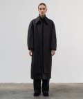 RECYCLED NYLON SINGLE TRENCH - CHARCOAL