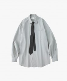 [타이 SET] 클래식 코튼 프렌치 셔츠_Mint Gray