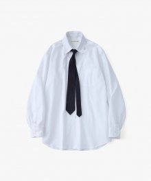 [타이 SET] 클래식 코튼 프렌치 셔츠_Off White