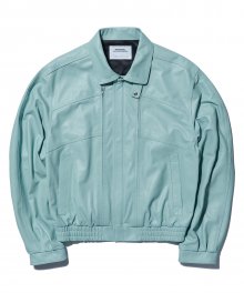 NF LEATHER JACKET - NEO MINT