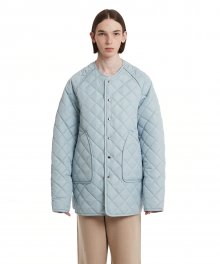 Quilted Jacket_Sky Blue