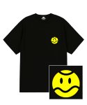 트립션(TRIPSHION) TENNIS BALL LOGO 티셔츠 - 블랙
