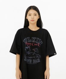 UL:KIN X LOTTE CONFECTIONERY_STAY COOL JAWS BAR T-Shirts_Black