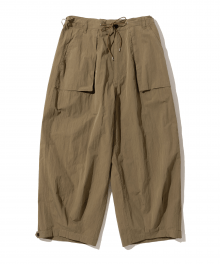 stitch balloon pants brown