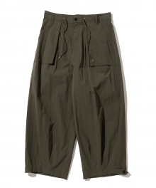 stitch balloon pants khaki