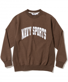 vtg navy sports arch logo sweatshirts red brown