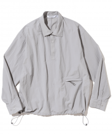 pullover string shirts grey