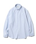유니폼브릿지(UNIFORM BRIDGE) oxford bd shirts blue stripe