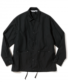 21fw two pocket shirts black