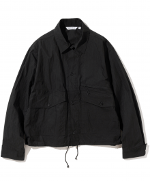 button short jacket black